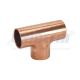 TE DE COBRE SOLDABLE DE 1/4