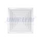 DIFUSOR 4 VIAS SIN DAMPER 24
