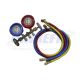 MANOMETRO R22/134A/404A/410A CON MANGUERAS STD UNIWELD