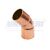 CODO DE COBRE SOLDABLE DE 2-5/8