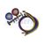 MANOMETRO R22/134A/404A/410A CON MANGUERAS STD UNIWELD